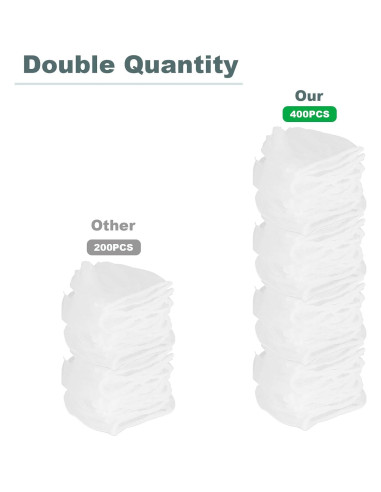 400 Bolsas Filtro Malla Desechables CHIAOJIHE 10x10 cm