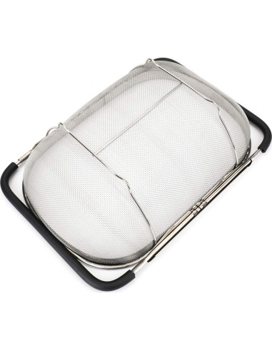 Colador Ovalado Suwimut 2 Piezas Acero Inoxidable 34,8x23,9cm