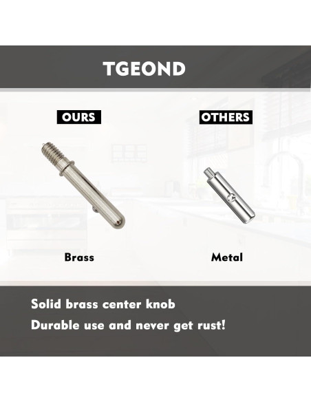 Canasta de Drenaje TGEOND Blanca 8.89 cm con Tapón de Latón