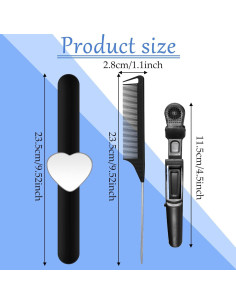 Kit de herramientas para trenzar cabello Nuenen 7 piezas 2