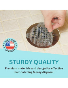 Paquete de 25 Pegatinas Desechables Atrapacabel Hair Catcher 2