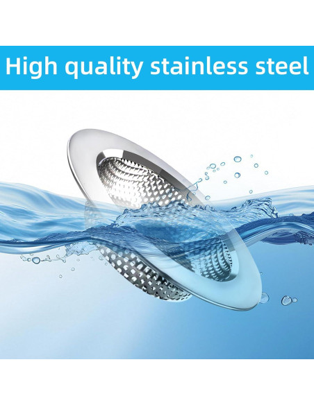 Juego de 3 coladores de acero inoxidable TKYZMS 11.2 cm