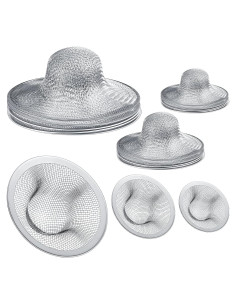 12 Coladores de Acero Inoxidable Patelai para Fregadero 11.4/7/5.7 cm