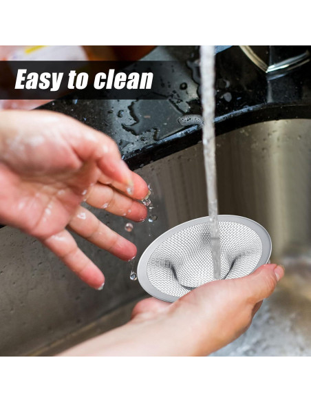 12 Coladores de Acero Inoxidable Patelai para Fregadero 11.4/7/5.7 cm