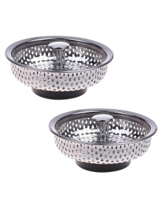 Paquete de 2 canastas de desagüe JDYYICZ acero inoxidable