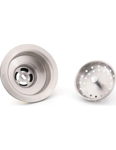 KONE Drenaje de Fregadero 8,89 cm Acero Inoxidable Duradero