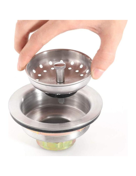 KONE Drenaje de Fregadero 8,89 cm Acero Inoxidable Duradero