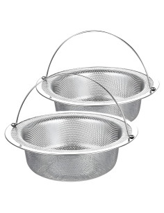 Paquete de 4 Canastas Colador Acero Inoxidable SZLFSX 11.4 cm