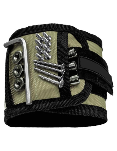 Pulsera Magnética Genérico 15 Imanes Nylon Verde 11x6.1 cm Pulsera Magnética Genérico 15 Imanes Nylon Verde 11x6.1 cm