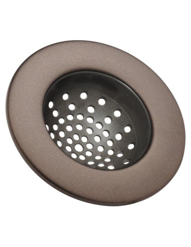 Colador de fregadero iDesign Axis bronce 21.5 cm