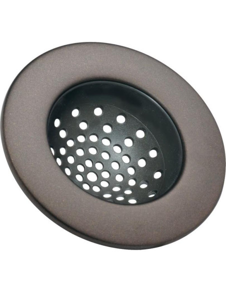 Colador de fregadero iDesign Axis bronce 21.5 cm
