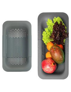 Colador Plegable Granatan para Fregadero 35,56-48,26 cm