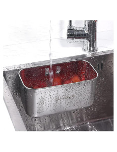 Colador de Acero Inoxidable WANLIAN para Fregadero 18x8 cm