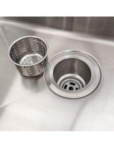 Canasta de desagüe GZILA 75.7mm Acero Inoxidable 304