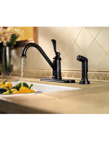 Grifo de Cocina Pfister LG34-P0 Bronce Toscano Alto Arco