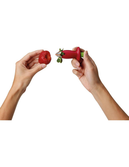 Despalillador de Fresas Chef'n Stem Gem Rojo Verde