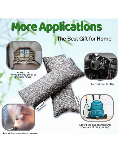 Bolsas Desodorantes de Carbón Marsheepy 12 Unidades 55g