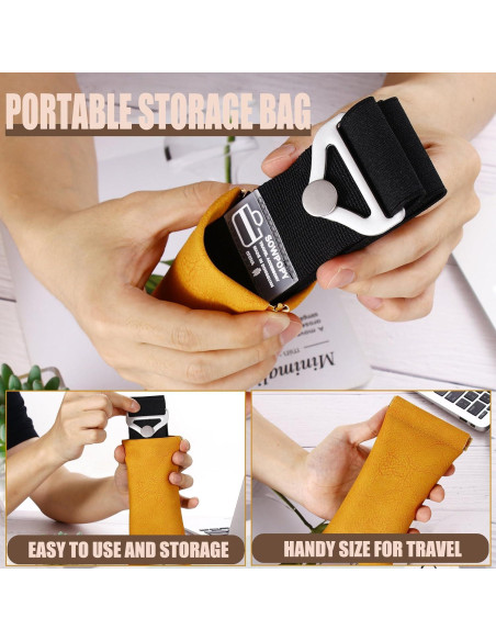 Cinturón de Viaje SOWPOPY Negro Ajustable 2 en 1