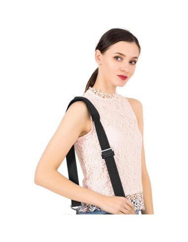 Correa de Hombro Ajustable MOSISO 142 cm Negra Antideslizante