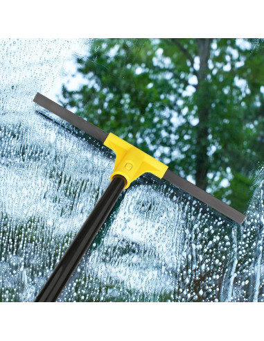 Escobilla de goma KeFanta 45.72 cm con mango ajustable 158.75 cm