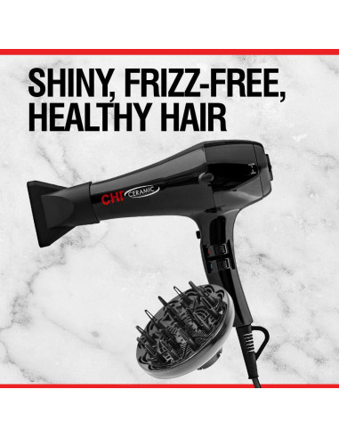 Secador de Pelo Cerámico CHI 1875W con Tecnología Iónica