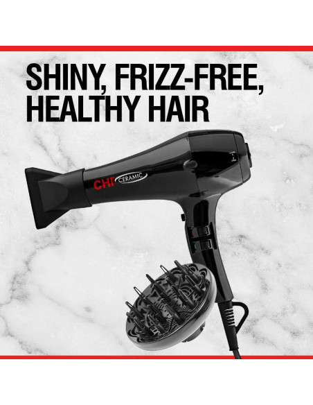 Secador de Pelo Cerámico CHI 1875W con Tecnología Iónica