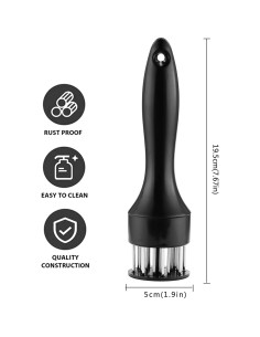 Ablandador de Carne OLULU Acero Inoxidable 20 Cuchillas 86g 2