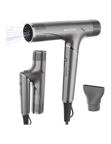 Secador de Pelo Plegable BEAUTURAL 1600W Iónico 3 Temperaturas
