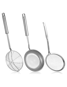Juego de coladores y cuchara skimmer SynHHergyx 3 piezas