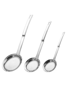 Juego de coladores de acero inoxidable Hvanam 3 piezas