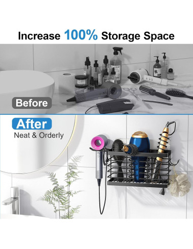 Organizador de Herramientas para Cabello Sevenblue Negro 3 en 1