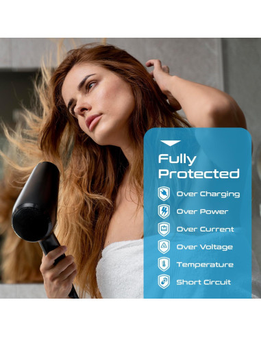 Convertidor de Voltaje Ceptics 2000W 6 Enchufes SWadAPt