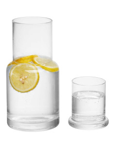 Juego de jarra y vaso BlogBlog 900ml vidrio transparente 2