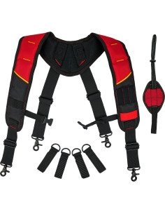 Cinturón de Herramientas KUNN con Tirantes y Pulsera Magnética 2