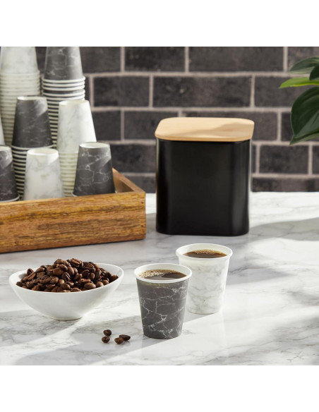 Vasos de Papel Desechables Juvale 600-Pack 3 oz Mármol