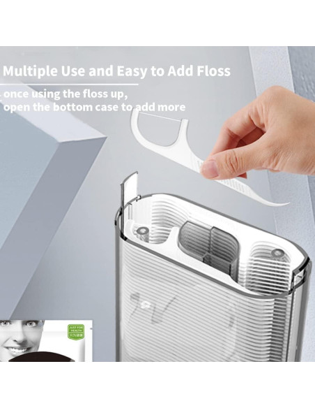 Dispensador de Hilo Dental Esimple con 88 Palillos Inodoros