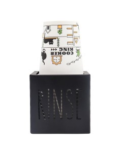 Dispensador de Tazas Dixie Metal 8.8 cm para Baño