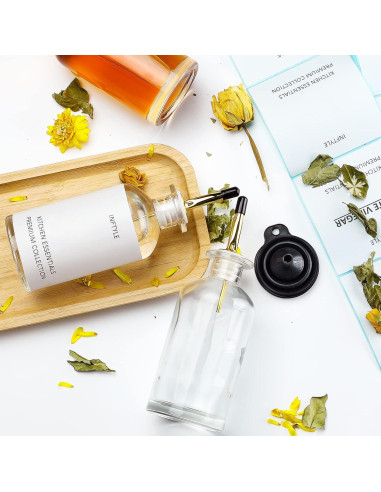 Juego de 6 dispensadores de vidrio INFTYLE 354 ml