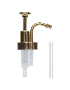 Cabezal de bomba dispensador de jabón Suanti cromo dorado 33mm