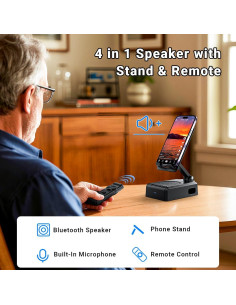 Altavoz Bluetooth AIKELA YX01 con Control Remoto y Soporte 2