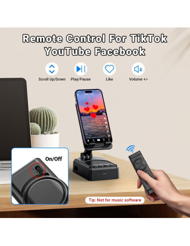 Altavoz Bluetooth AIKELA YX01 con Control Remoto y Soporte