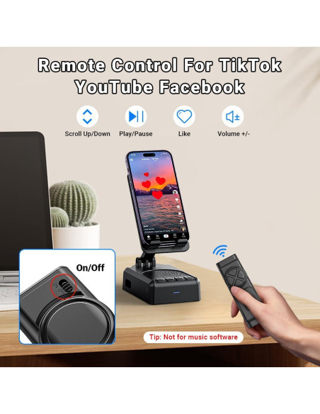 Altavoz Bluetooth AIKELA YX01 con Control Remoto y Soporte