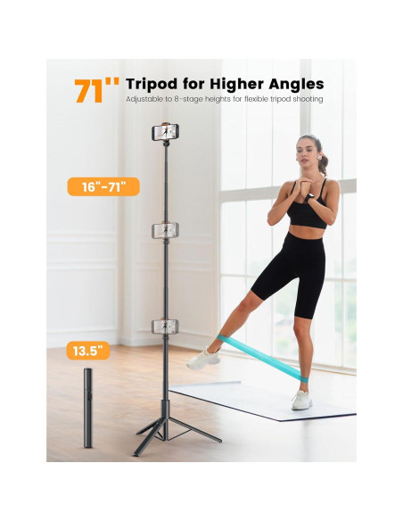 Trípode para Teléfono NT79 180 cm con Control Remoto