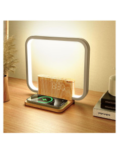 Despertador de Amanecer Toiysyy con Cargador Inalámbrico