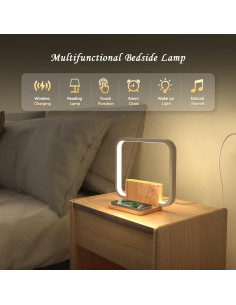 Despertador de Amanecer Toiysyy con Cargador Inalámbrico 2