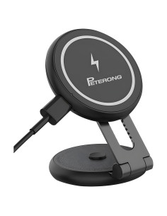 Soporte Carga Inalámbrica Magnético PETERONG para Tesla 15W