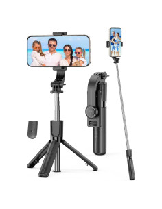 Bastón de Selfie Portátil 4 en 1 SHENZHEN F01 67.2 cm