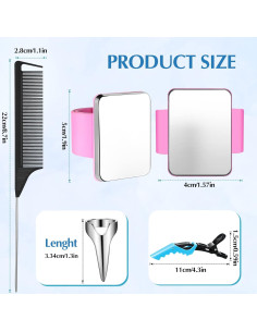 Kit de Trenzado de Cabello Chengu 26 Piezas con Soporte Magnético 2