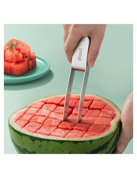 Cortador de Sandía Shoxil Acero Inoxidable 24 cm Manual