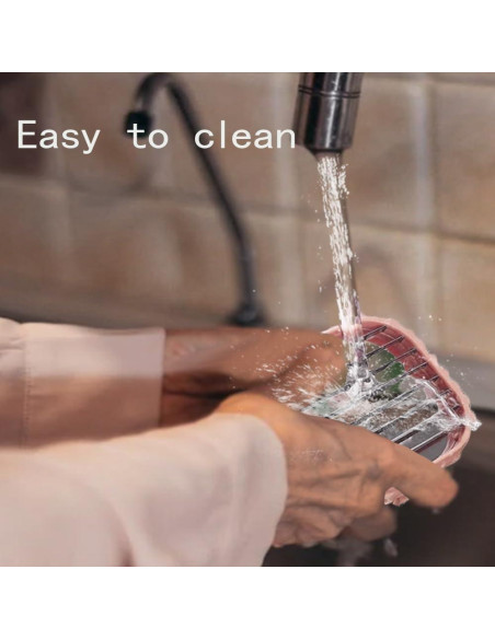 Cortador de Frutas Vyooxcy Rosa, Multiusos, Apto Lavavajillas